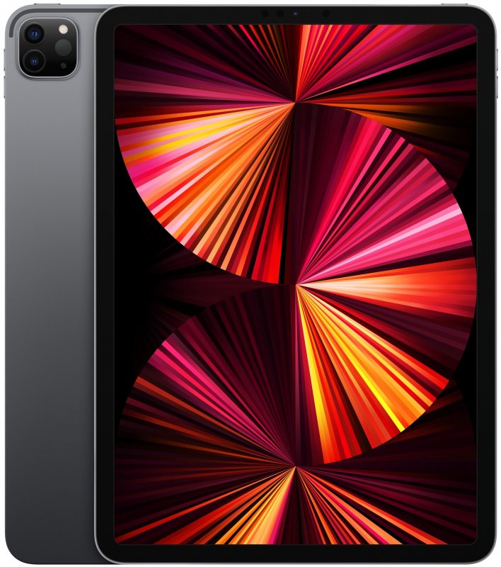 Планшет Apple iPad Pro 11 (2021) RU, 8 ГБ/128 ГБ, Wi-Fi + Cellular, Space Grey (MHW53RU/A)