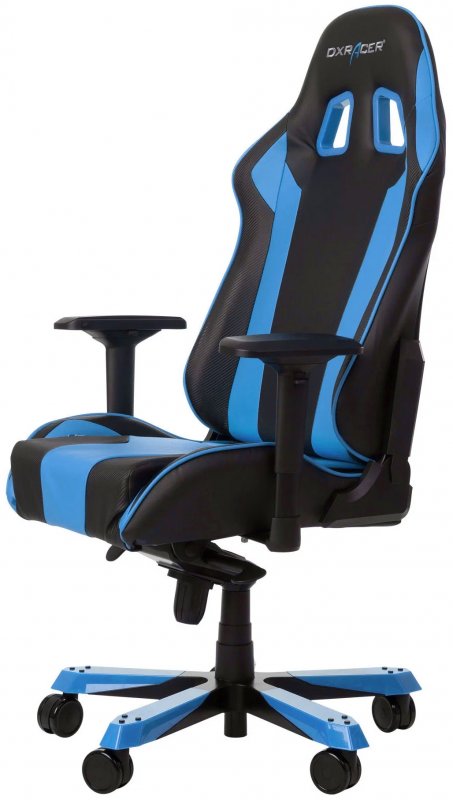 Компьютерное кресло DXRacer OH/KS06/NB игровое, черный/синий
