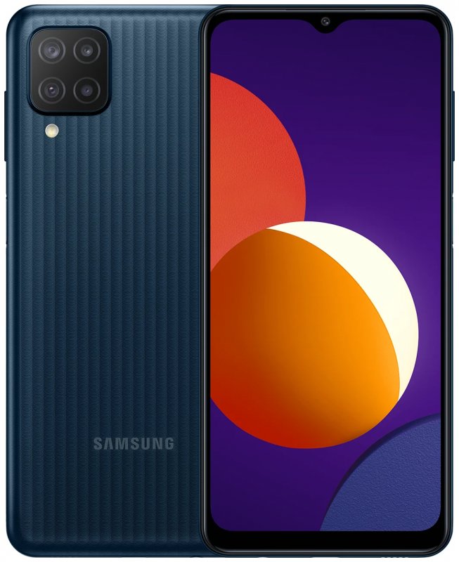 Смартфон Samsung Galaxy M12 3/32 ГБ RU, Black (SM-M127F)