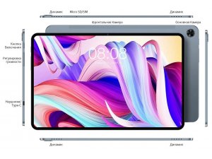 Планшет Teclast T40 Pro (2021), 8 ГБ/128 ГБ, Wi-Fi + Cellular, серый - изображение 7