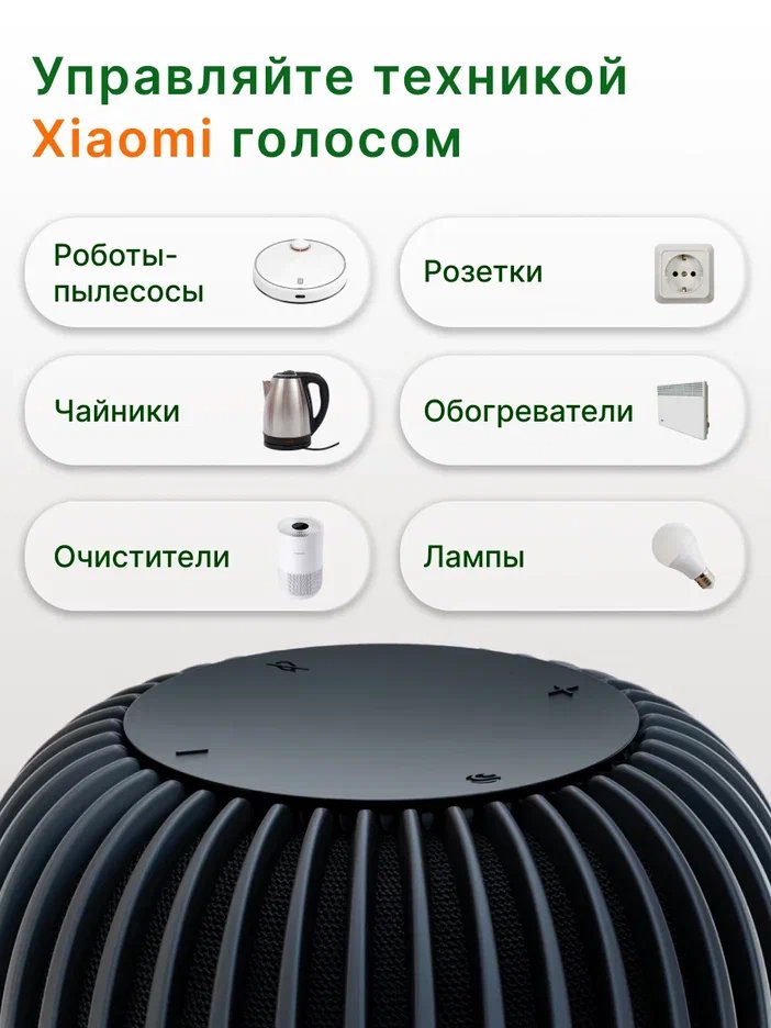 Умная колонка Sber SberBoom (SBDV-00090A), черный