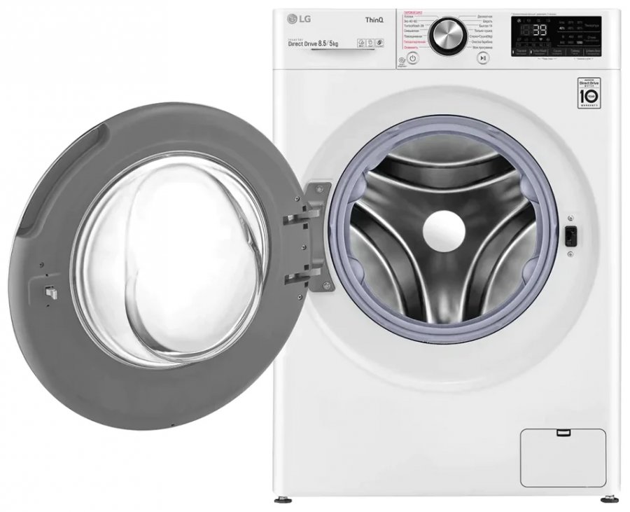 Стиральная машина с сушкой LG AI DD F2V9GC9W, белый