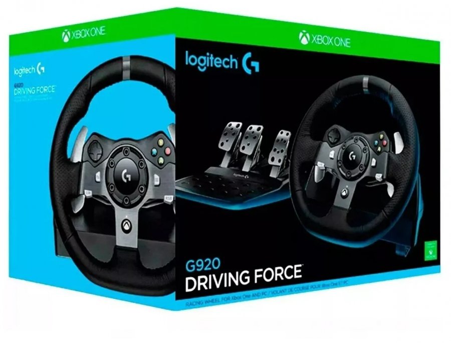 Комплект Logitech G G920 Driving Force, черный