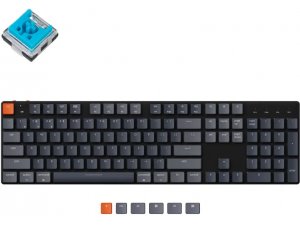 Беспроводная механическая клавиатура Keychron K5SE, Full Size, RGB подсветка, Blue Switch (K5SE-E2) - изображение 6