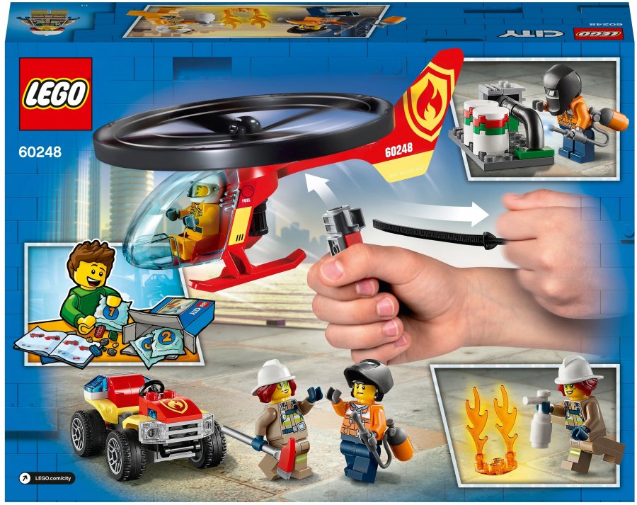 Конструктор LEGO City Fire 60248 Пожарный спасательный вертолёт