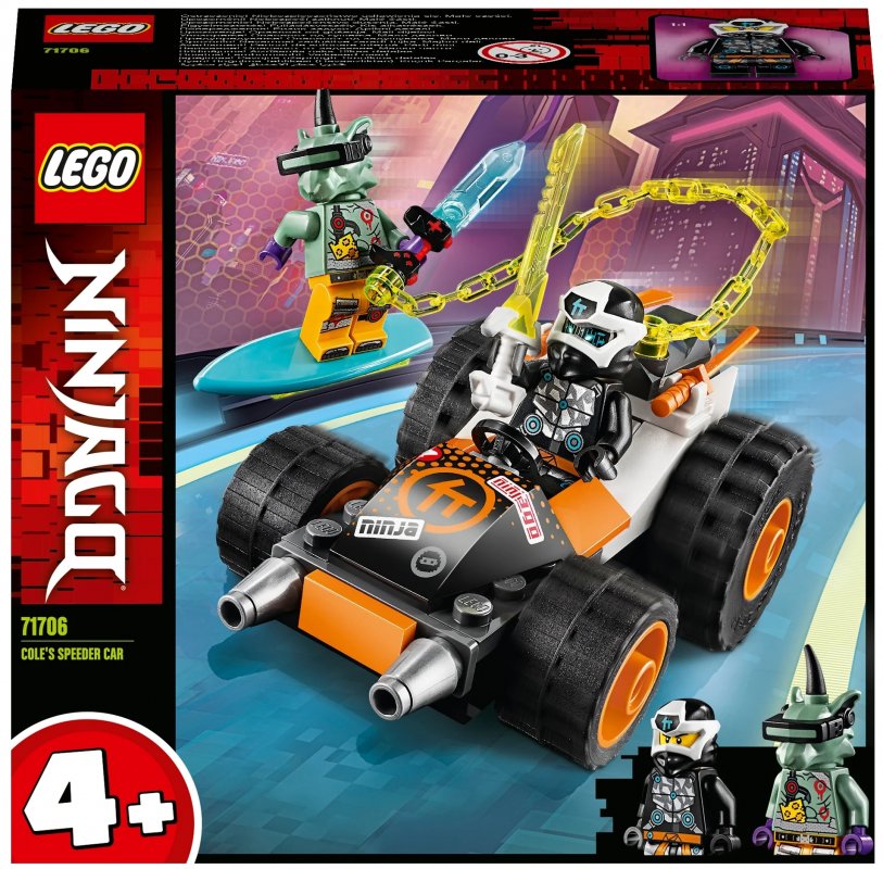 Конструктор LEGO Ninjago 71706 Скоростной автомобиль Коула