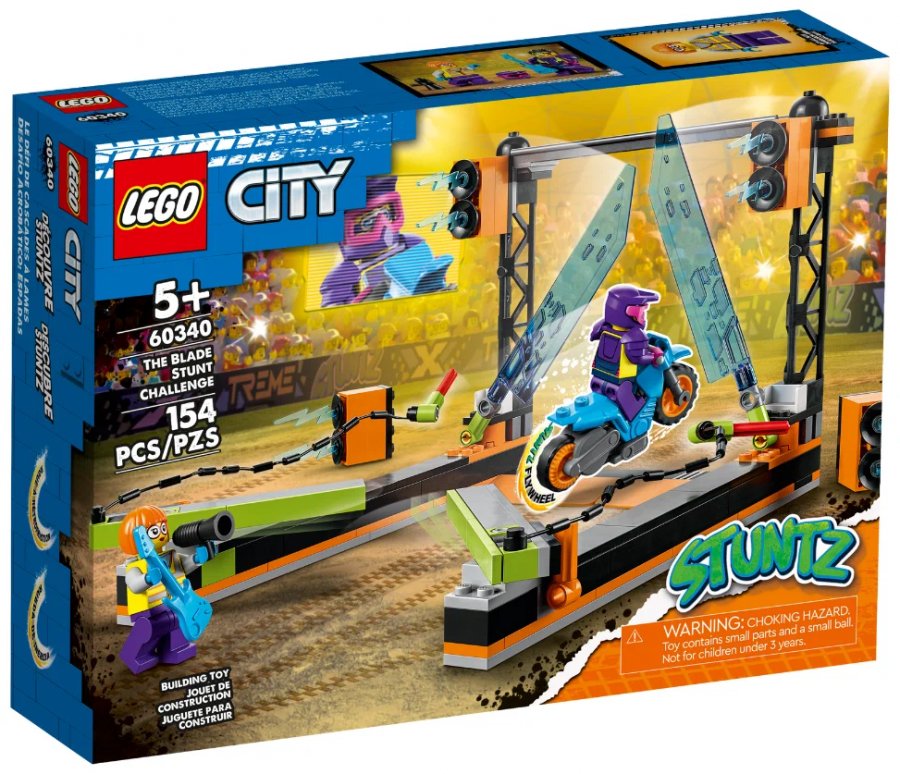 Конструктор LEGO City Stuntz 60340 Трюковое испытание &laquo;Клинок&raquo;