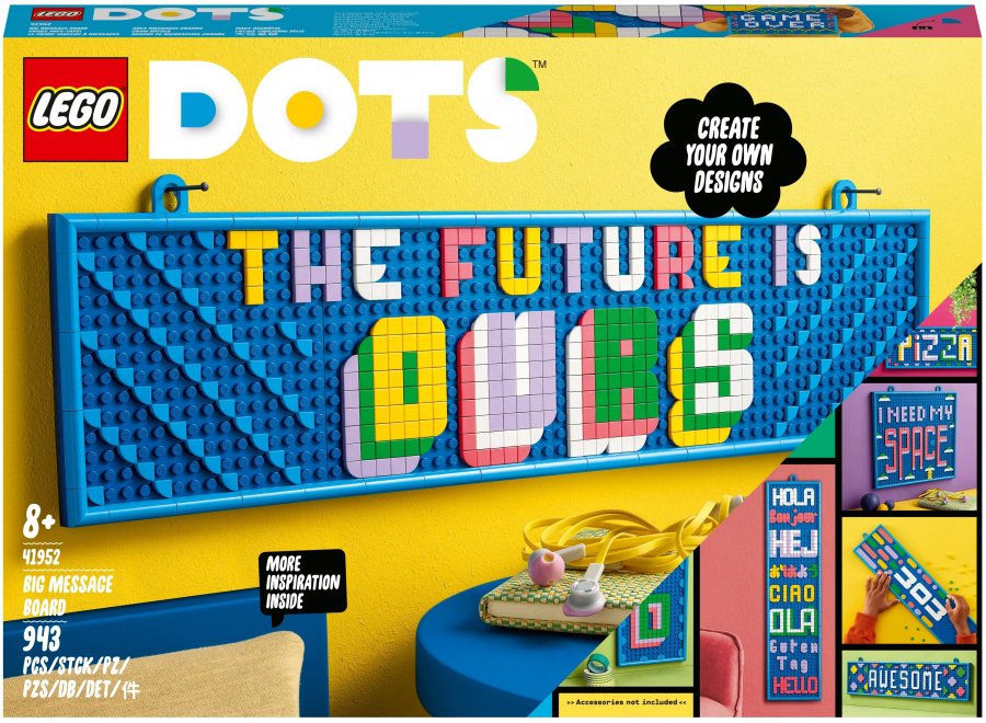 Конструктор LEGO DOTS 41952 Большая доска для надписей, 943 дет.