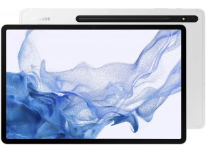 Планшет Samsung Galaxy Tab S8+ SM-X806, 8ГБ, 256ГБ, 3G, 4G, Android 12 серебристый [sm-x806bzsbskz] - изображение 1