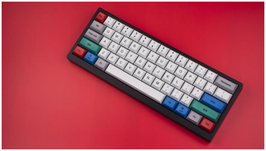 Беспроводная игровая механическая клавиатура Vortex Tab 60 , Cherry MX Silent Red, английская раскладка