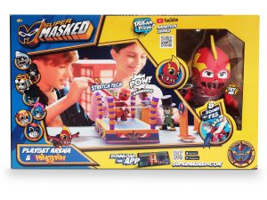 Фигурка игрушка тянучка SUPERMASKED, супергерой KOHETEKIN (с рингом) - изображение 1