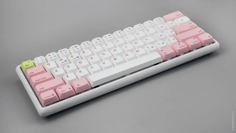 Игровая механическая клавиатура Skyloong GK61 Wired Drum60, Gateron Blue, английская раскладка GK61-WPG-DA-BLU