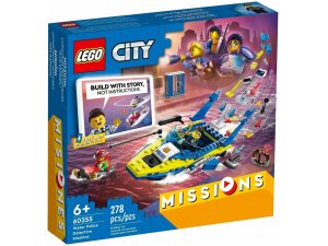 Конструктор LEGO City 60355 Детективные миссии водной полиции