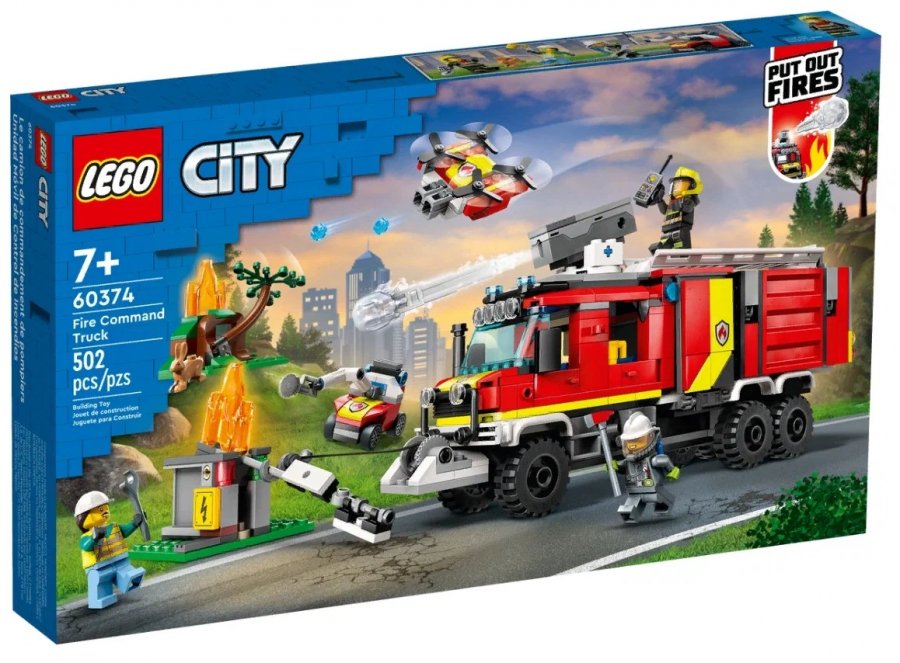 Конструктор LEGO City 60374 Пожарная машина, 502 дет.