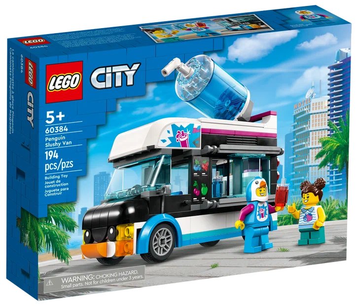 Конструктор LEGO City 60384 Penguin Slushy Van, 194 дет.