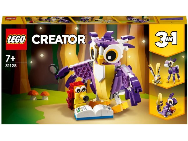 Конструктор LEGO Creator 31125 Удивительные лесные обитатели, 175 дет. (Уцененный товар)