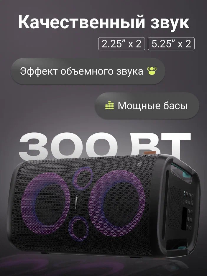 Музыкальная система Hisense Party Rocker One