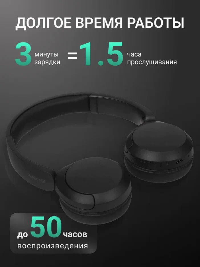 Наушники Sony WH-CH520, Black
