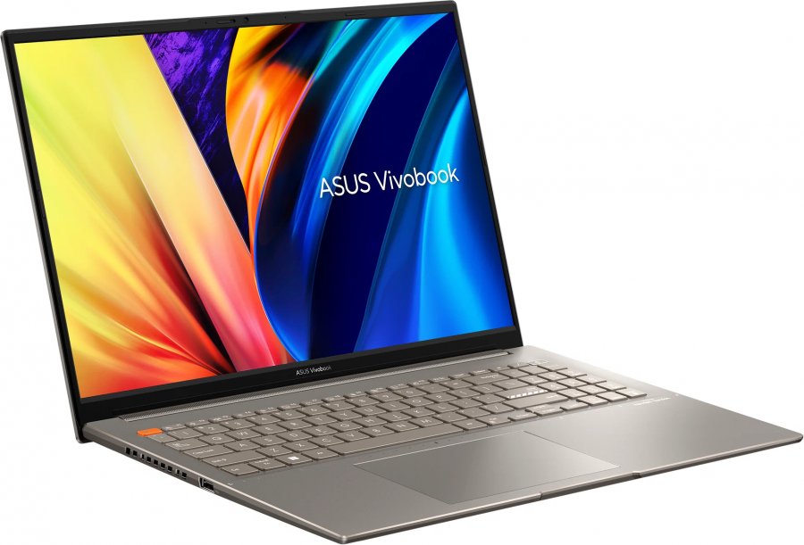 Ноутбук ASUS Vivobook S 16X M5602QA-KV105W 2560x1600, AMD Ryzen 7 5800H 3.2 ГГц, RAM 16 ГБ, DDR4, SSD 1 ТБ, AMD Radeon Graphics, Windows 11 Home, 90NB0XW2-M00460, sand grey