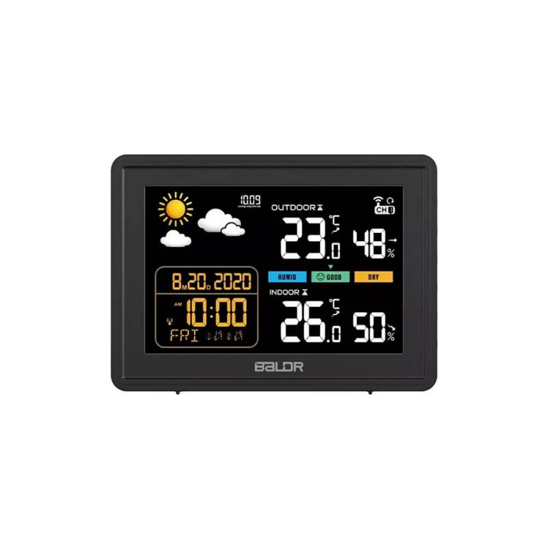 Метеостанция Baldr B0359WST2H2R, черный