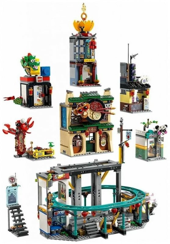Конструктор LEGO Monkie Kid 80036 Город фонарей