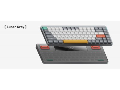 Клавиатура Nuphy AIR75v2 Lunar Gray,Wisteria Switch, AIR75v2-LG-23 - изображение 6