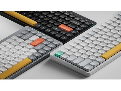 Беспроводная механическая клавиатура QMK Nuphy AIR75v2 Ionic White, RGB, Hot Swap, Moss Switch (AIR75v2-IW-25) - изображение 4
