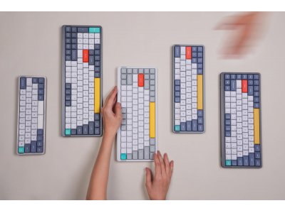 Беспроводная механическая клавиатура QMK Nuphy AIR75v2 Ionic White, RGB, Hot Swap, Moss Switch (AIR75v2-IW-25) - изображение 5