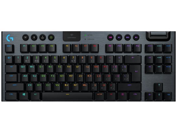 Игровая беспроводная клавиатура Logitech G G915 TKL Logitech GL Clicky, carbon (уцененный товар)