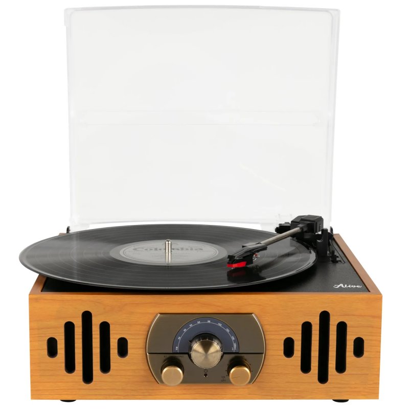 Виниловый проигрыватель Alive Audio QUATTRO LP Light Wood