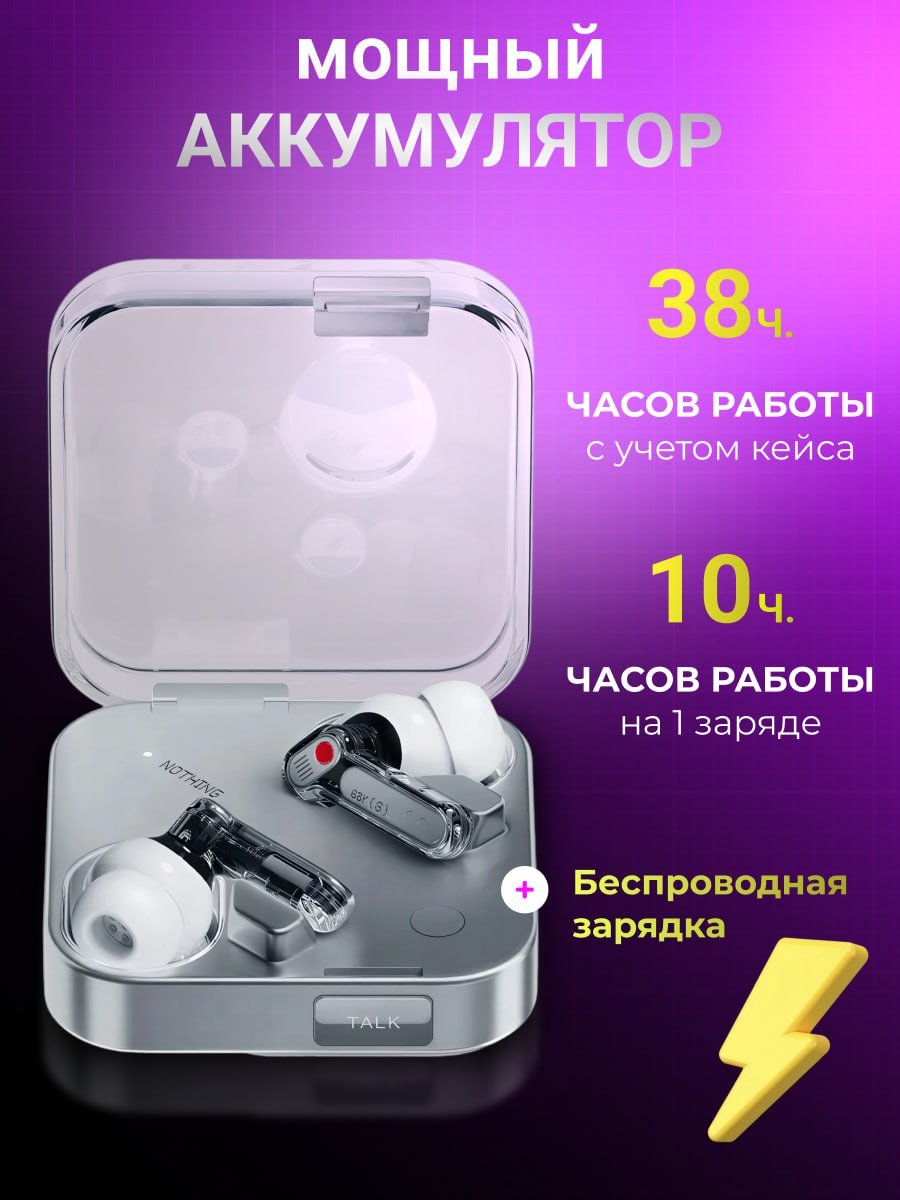 Беспроводные наушники Nothing Ear (3) - Белый (B173) (A10600125)