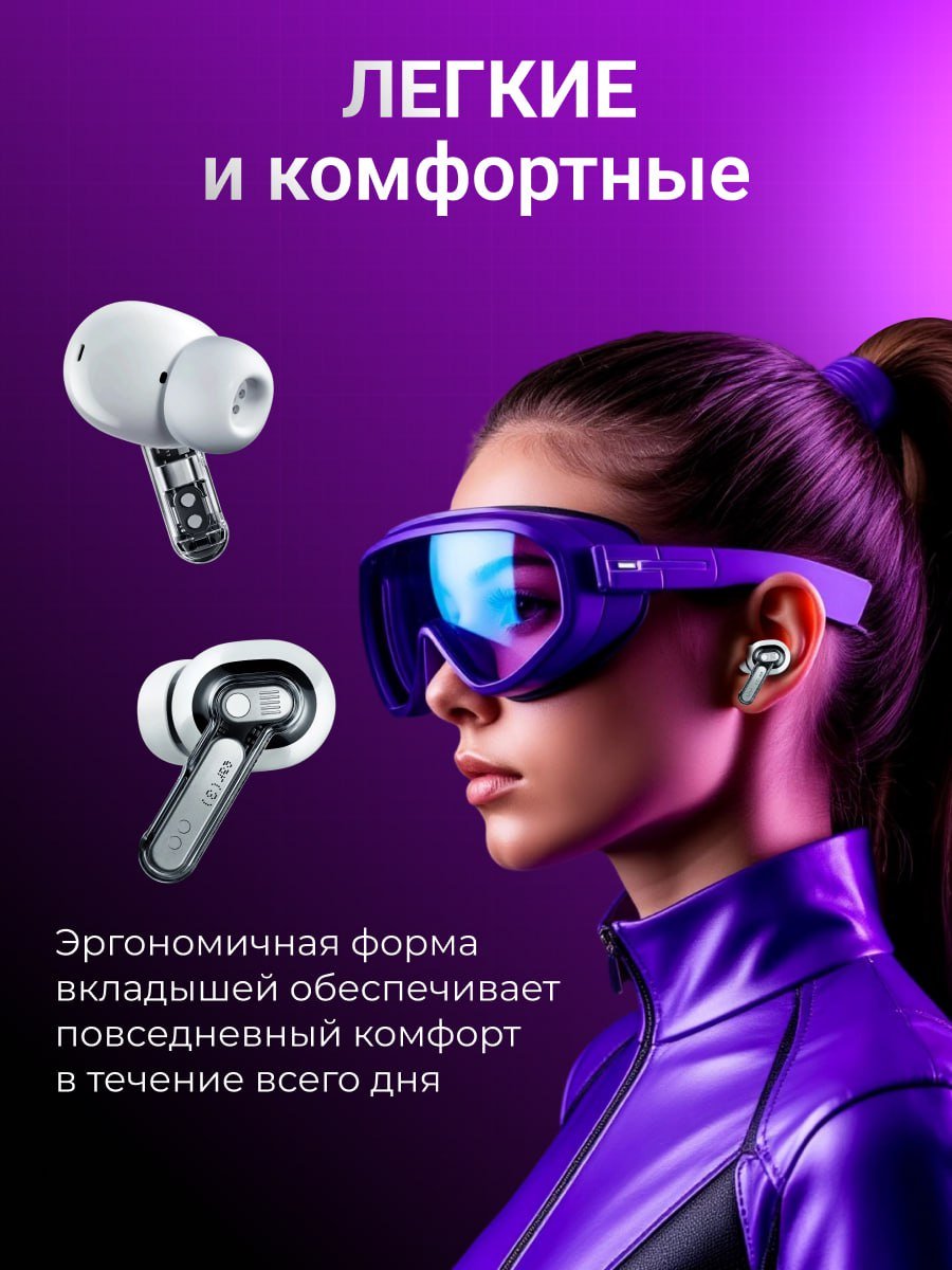 Беспроводные наушники Nothing Ear (3) - Белый (B173) (A10600125)