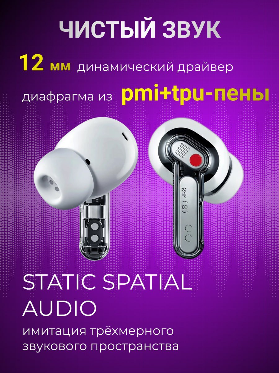 Беспроводные наушники Nothing Ear (3) - Белый (B173) (A10600125)