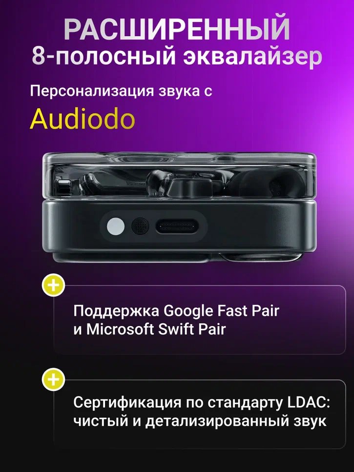 Беспроводные наушники Nothing Ear (3) - Черный (B173) (A10600121)