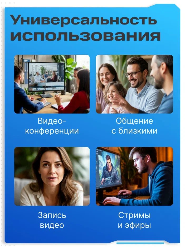 Веб-камера Logitech Webcam C920e, Black [960-001086]
