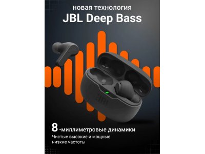 Беспроводные наушники JBL WAVE BEAM Черные (JBLWBEAMBLK) - изображение 2
