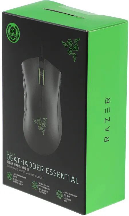 Компьютерная мышь Razer DeathAdder Essential Black (RZ01-03850100-R3C1)