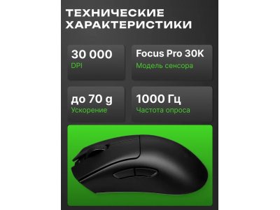 Компьютерная мышь Razer DeathAdder V3 Pro Black (RZ01-04630100-R3A1) - изображение 3