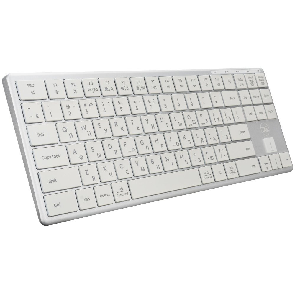 Беспроводная ультратонкая клавиатура xGhost Blade TKL, светло-серый XG-BLADE-TKL-WS