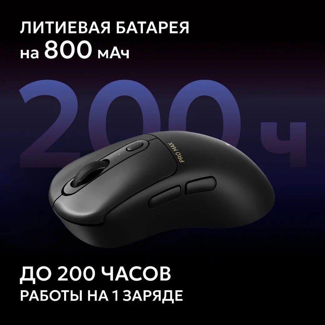Игровая мышь Rapoo VT3 PRO MAX, цвет - черный (VT3PROMAX-BL) (уцененный товар)