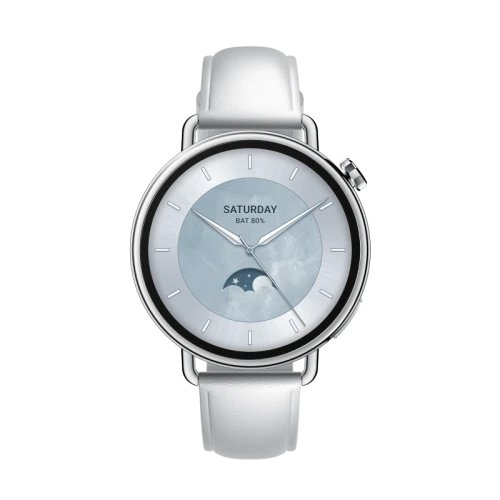 Смарт-часы Xiaomi Watch S4 41mm White Leather (BHR07VUGL), белый