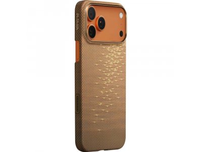 Чехол Pitaka Ultra Slim Case (PitaTap) для iPhone 17 Pro, Golden Glint KI1705AG - изображение 1