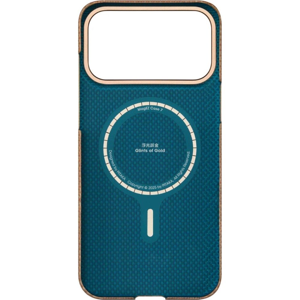 Чехол Pitaka Ultra Slim Case (PitaTap) для iPhone 17 Pro, Golden Glint KI1705AG