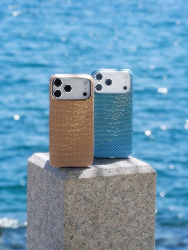 Чехол Pitaka Ultra Slim Case (PitaTap) для iPhone 17 Pro, Golden Glint KI1705AG