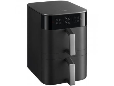 Аэрогриль электрический с двумя чашами Xiaomi Smart Double Stack Air Fryer 12L MAF-DS1201, темно-серый - изображение 3
