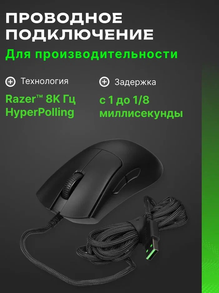 Компьютерная мышь Razer DeathAdder V3 Black (RZ01-04640100-R3M1)