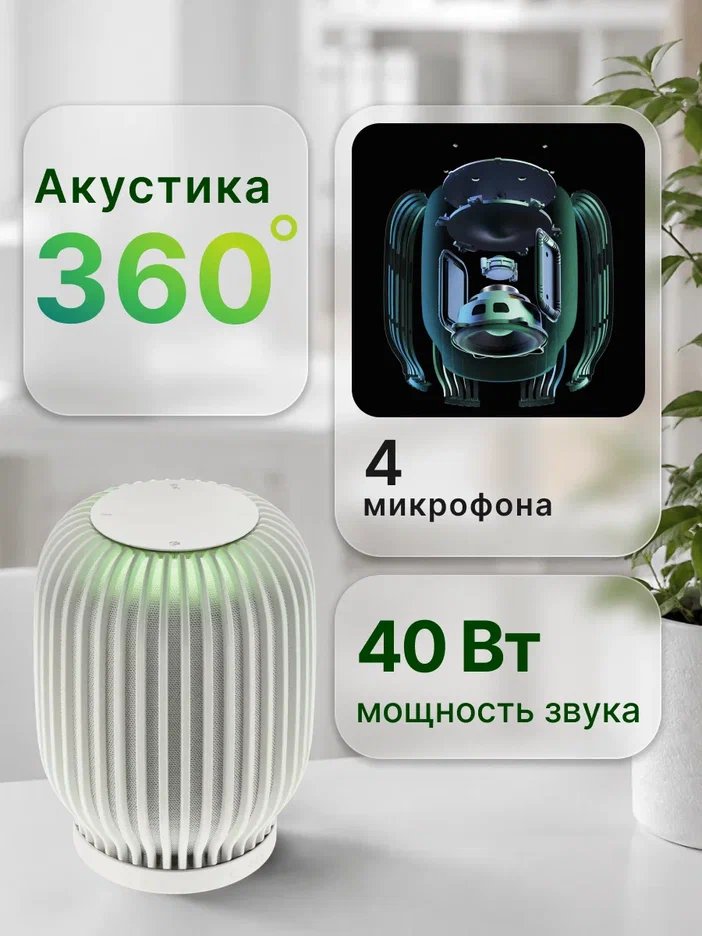 Умная колонка Sber SberBoom (SBDV-00090C) Белый