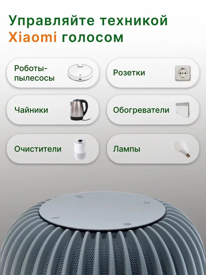 Умная колонка Sber SberBoom (SBDV-00090S) Тёмно-серый