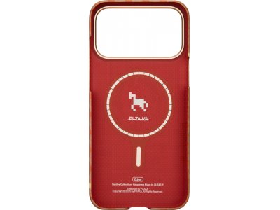 Чехол Pitaka Ultra-Slim Case (PitaTap) для iPhone 17 Pro Max, (Amber) Оранжевый HR1701PM - изображение 3