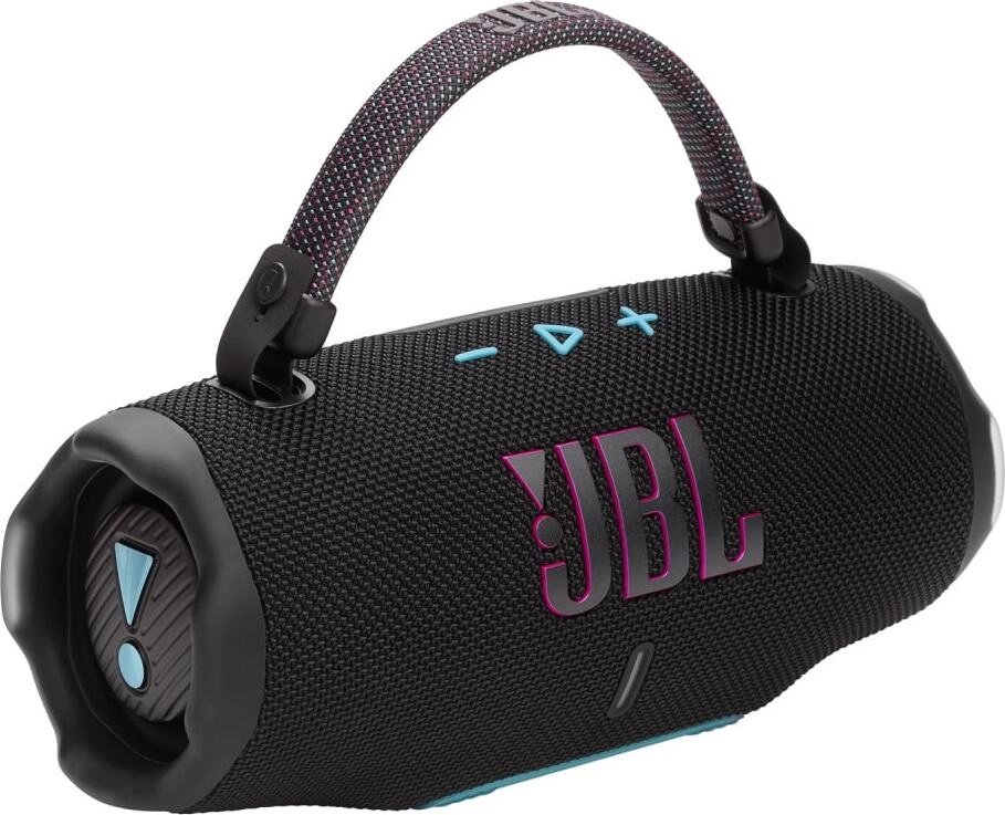 Портативная акустика JBL CHARGE 6 черный, оранжевый (JBLCHARGE6BLKOR)